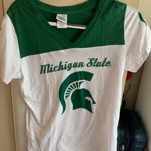 Michigan State V-Neck T-Shirt